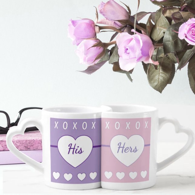 His and Hers Hearts Lovers' mug (Creator Uploaded)