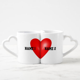 His and Hers Lovers Coffee Mug Set
