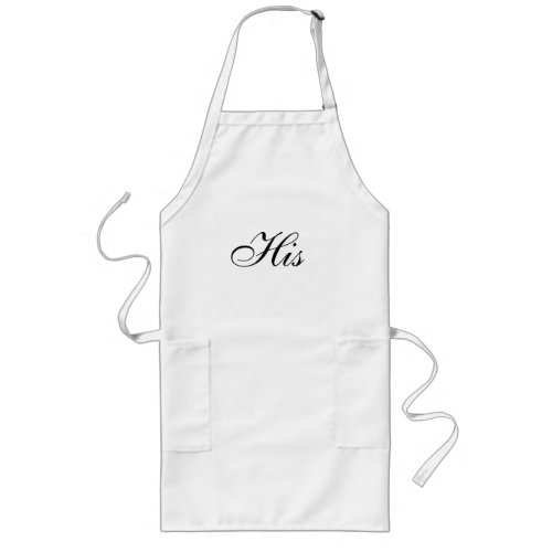 His and Hers matching aprons _ for him