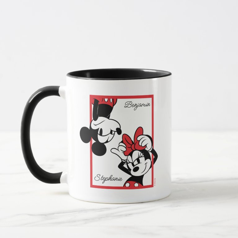 His and Hers Mickey and Minnie Mouse Mug