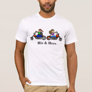 His and Hers Motorcycle T-Shirt