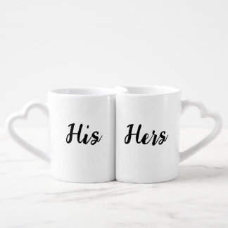 His and Hers mug set