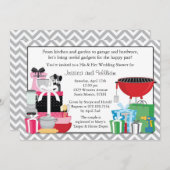 His and Hers Wedding Shower Invitation (Front/Back)