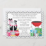 His And Hers Wedding Shower Invitation at Zazzle