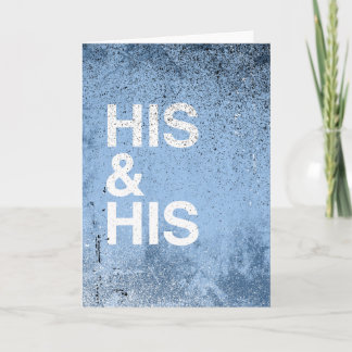 HIS AND HIS WHITE -.png Holiday Card