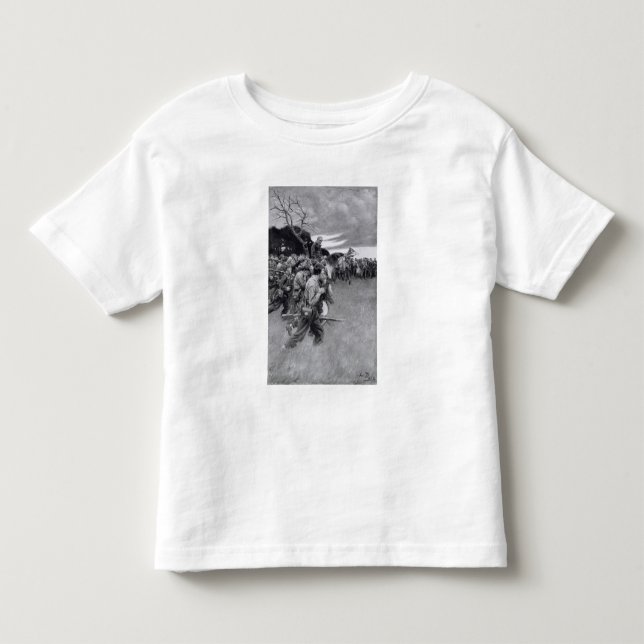 His army broke up weeping and sobbing' toddler t-shirt (Front)