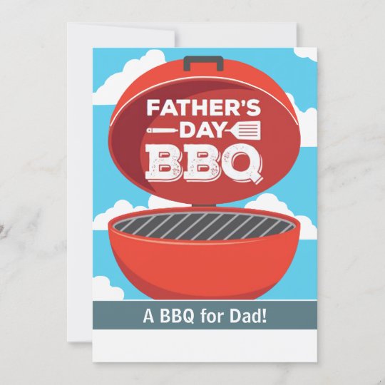 His Barbeque Father's Day Party Invitation | Zazzle.com