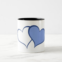 His BETTER HALF he+HE (1 of 2) Two-Tone Coffee Mug