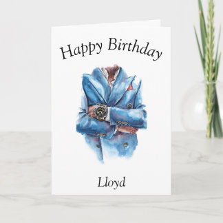 His Birthday Card