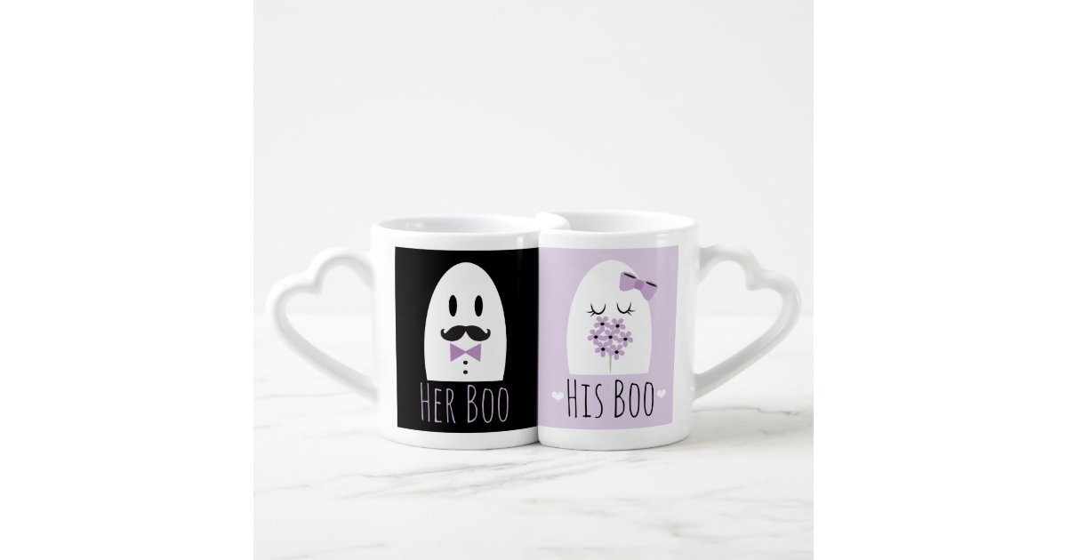 Cute Wedding Couple Boy and Girl Newly Married Coffee Mug Set, Zazzle