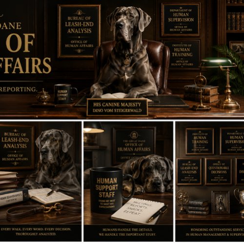 His Canine Majesty Great Dane Mug