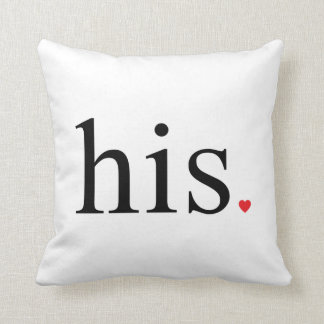 his couple pillow