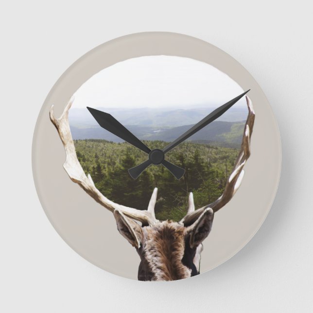 His Domain Round Clock (Front)