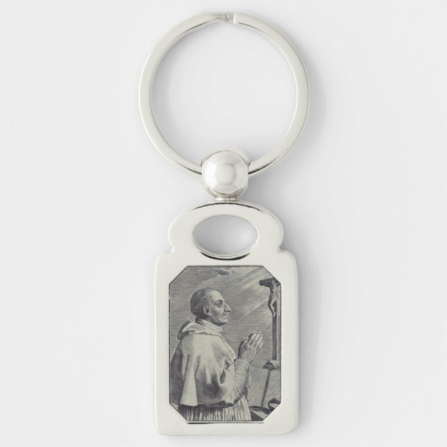 His Eminence Saint Charles Borromeo Keychain (Front)