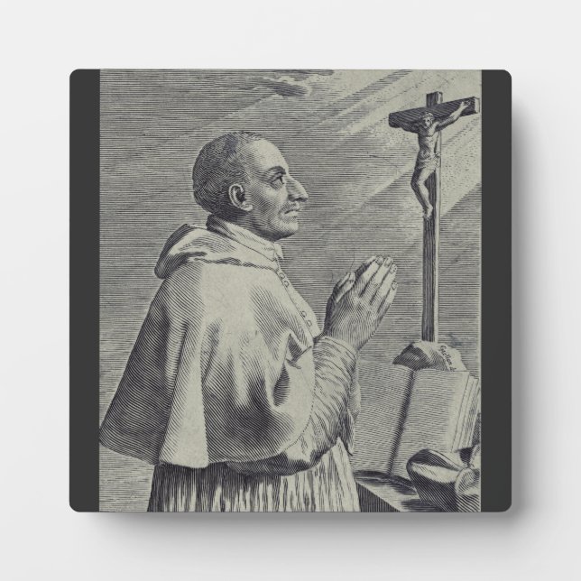 His Eminence Saint Charles Borromeo Plaque (Front)