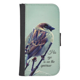 HIs eye is on the Sparrow Galaxy S4 Wallet Case