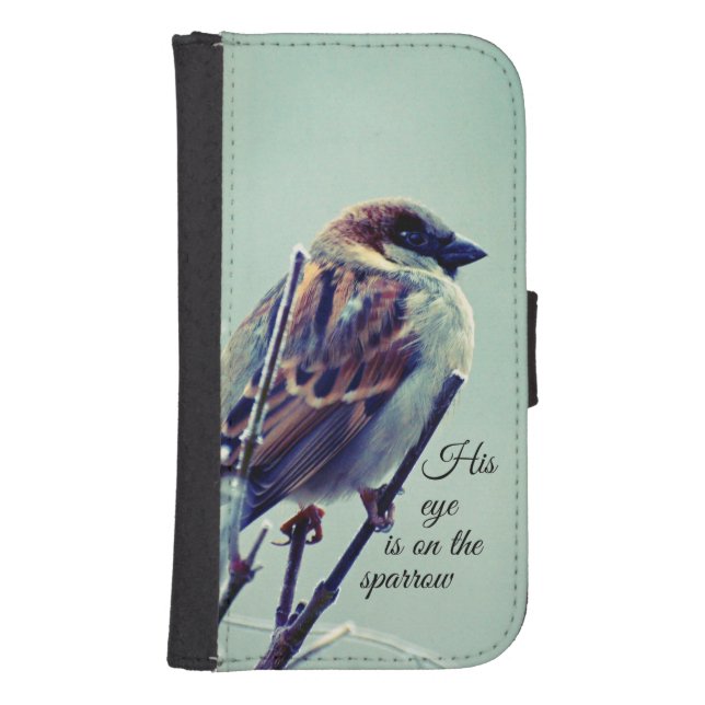HIs eye is on the Sparrow Samsung Galaxy Wallet Case (Front)