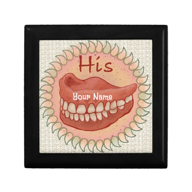 His False Teeth  Gift Box (Front)