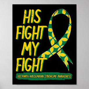 His Fight Is My Fight Beckwith–wiedemann Syndrome Poster