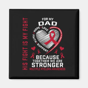 His Fight Is My Fight Dad Multiple Myeloma Awarene Magnet