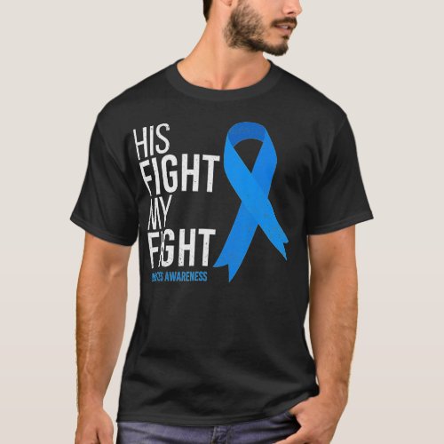 His Fight is My Fight Diabetes Awareness T1D Type  T_Shirt