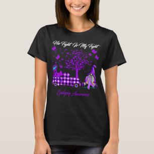 His Fight Is My Fight Epilepsy Awareness T-Shirt