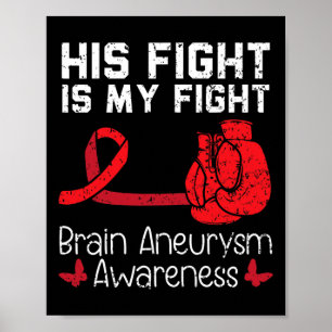 His Fight Is My Fight Medical Condition Aneurysm A Poster