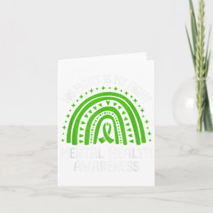 His Fight Is My Fight Mental Health Awareness Card