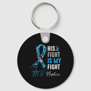 His Fight Is My Fight T1d Nephew Diabetes Awarenes Keychain