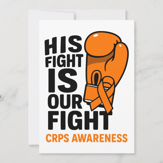 His fight Is Our Fight CRPS Support Invitation (Front)