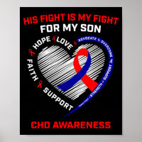 His Fight Son Chd Awareness Heart Disease Graphic