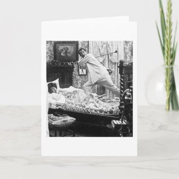 His Golf Dream Is Her Golf Nightmare Vintage Card by scenesfromthepast at Zazzle