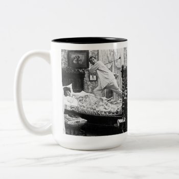 His Golf Dreams Are Her Golf Nightmares Vintage Two-tone Coffee Mug by scenesfromthepast at Zazzle