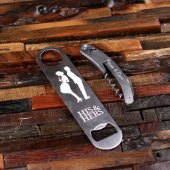 His & Hers Bottle Opener Set with Dual Shadow Box (Top)