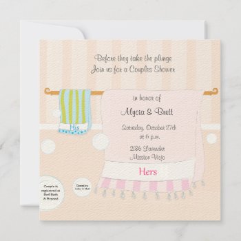 His & Hers Invitation by SERENITYnFAITH at Zazzle