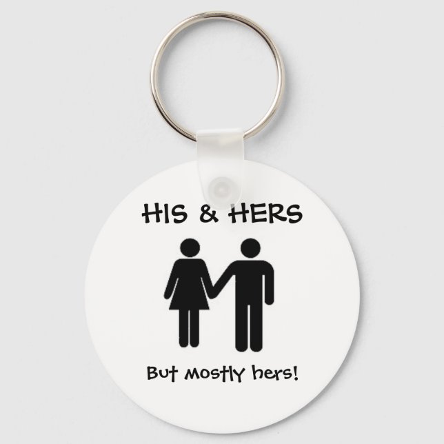 His & Hers Keychain (Front)