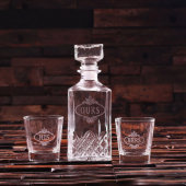 His Hers Ours Gift Box Set: Glasses and Decanter (Front)