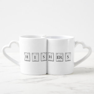 His & Hers Peroidic Elements Lovers' Mug