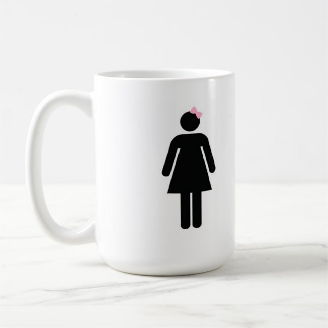 his & HERS (pink) Coffee Mug (Left)