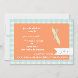 His & Her's Wedding Shower Invitation