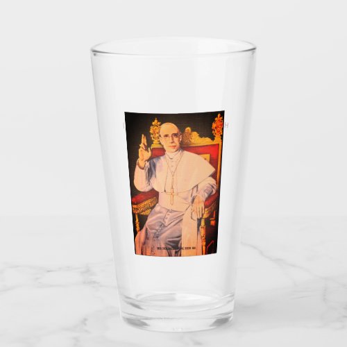His Holiness Pope Pius XII _ Catholic Church Glass