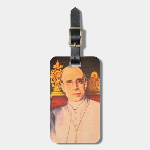 His Holiness Pope Pius XII _ Catholic Church Luggage Tag