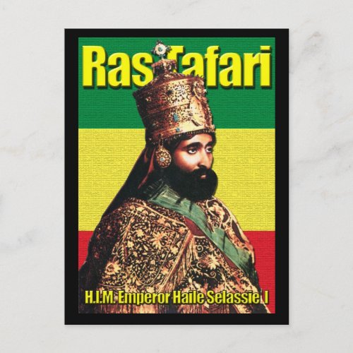 His Imperial Majesty Emperor Haile Selassie I Postcard