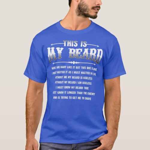 his Is My Beard here Are Many Like It  Father Gift T_Shirt