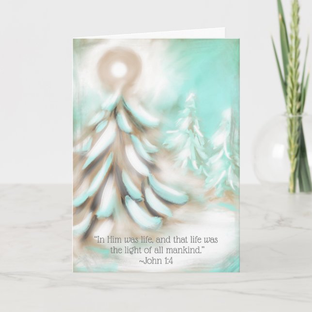 “His Light” Christmas Card (Front)