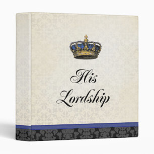His Lordship 3 Ring Binder