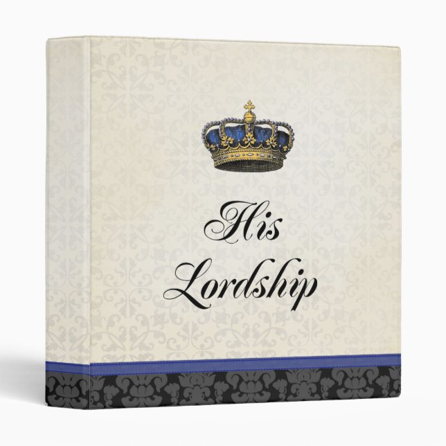 His Lordship 3 Ring Binder (Front/Spine)