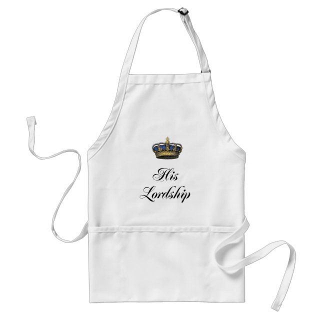 His Lordship Adult Apron (Front)
