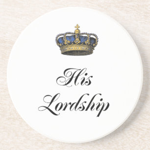 His Lordship Drink Coaster