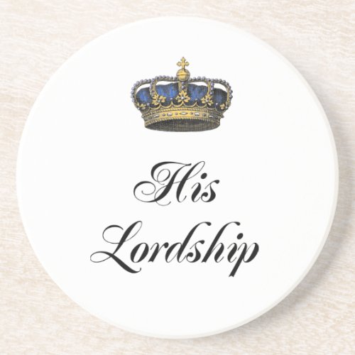 His Lordship Drink Coaster